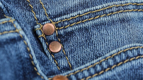 Quality jeans stitching