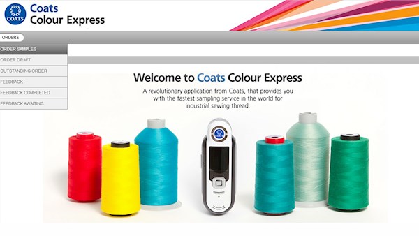 Aplicación Basada en la Web Coats Colour Express