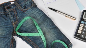 Measuring jeans