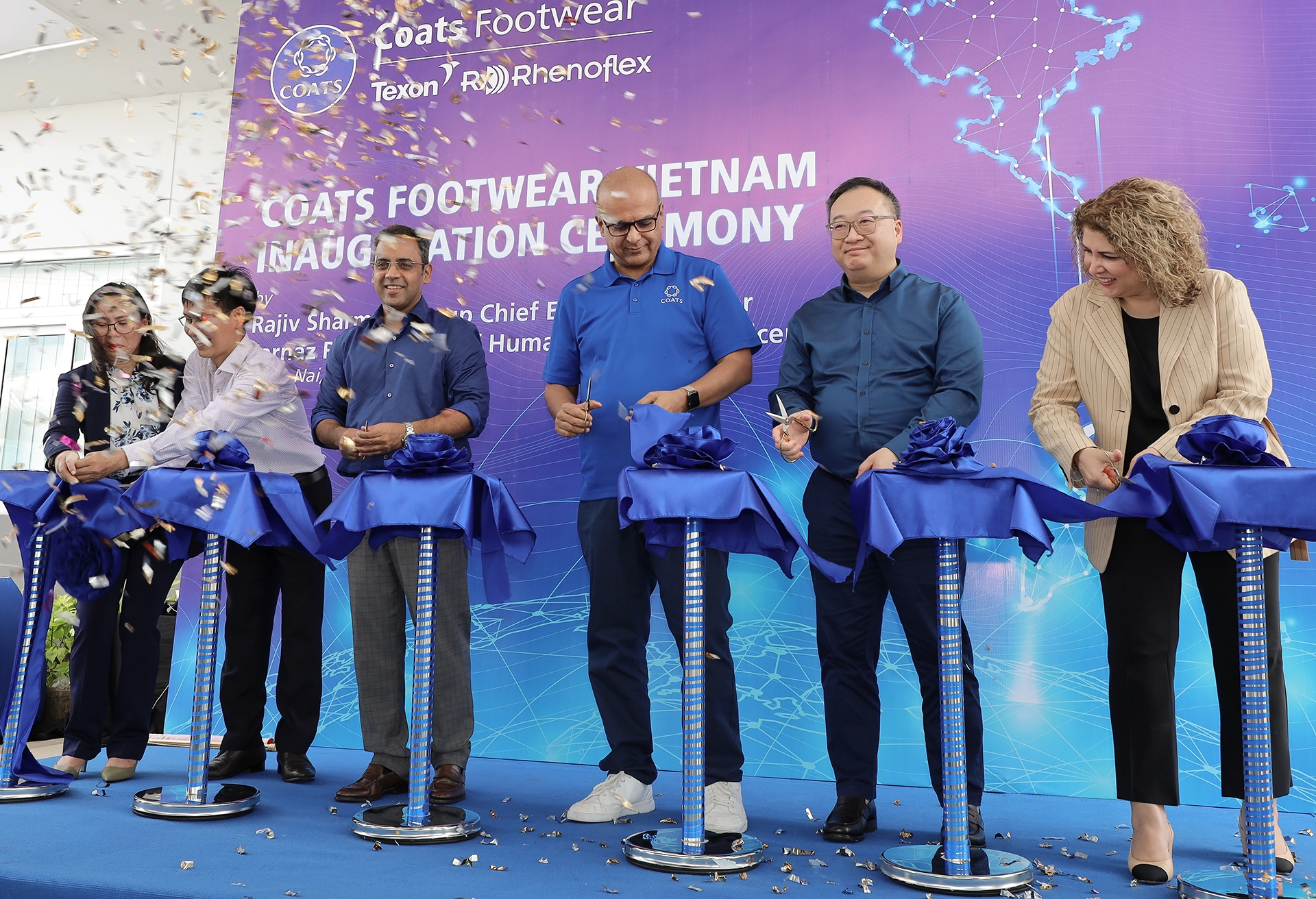 Coats Footwear Vietnam inauguration ceremony