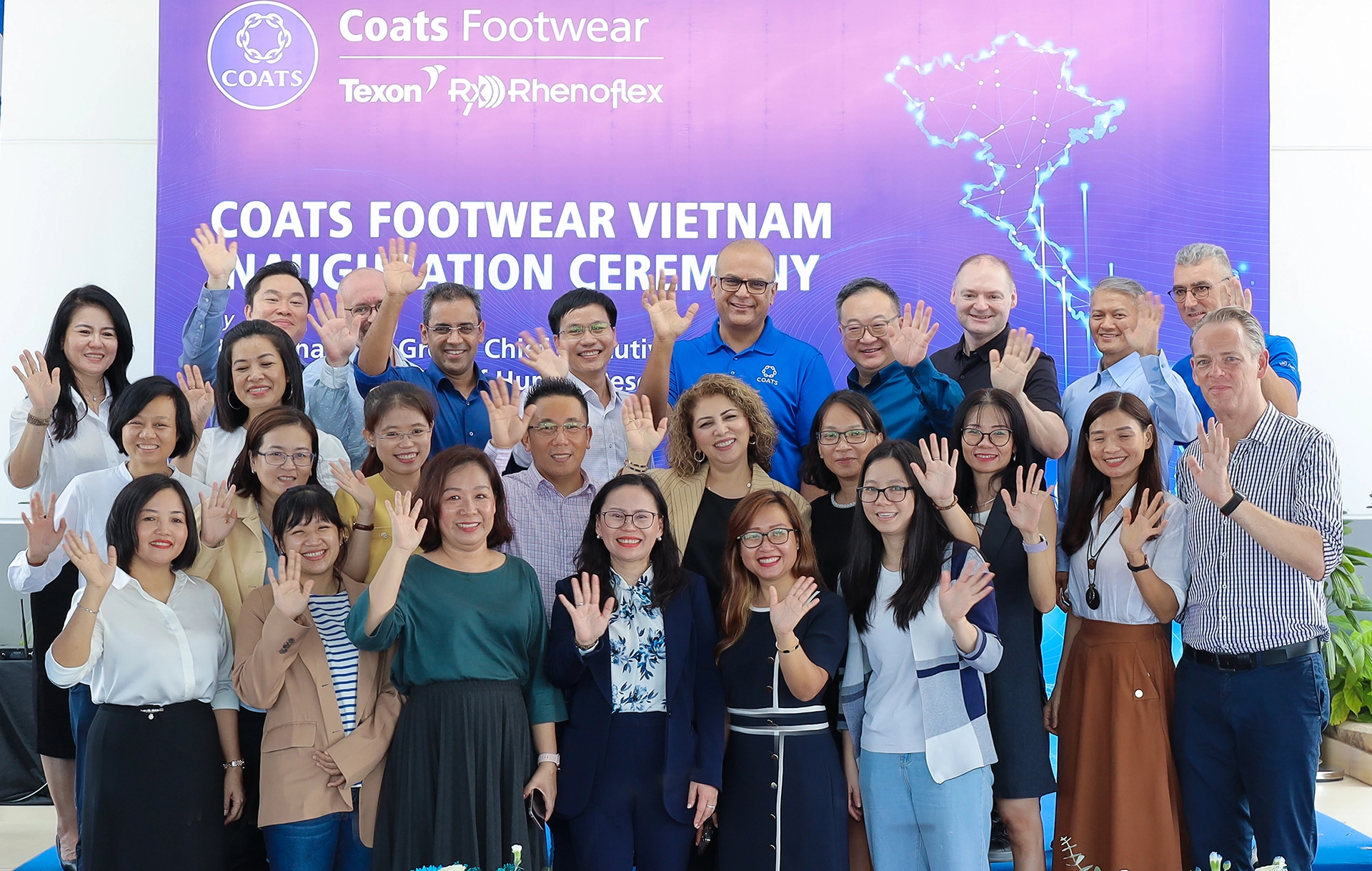 Coats Footwear Vietnam inauguration ceremony