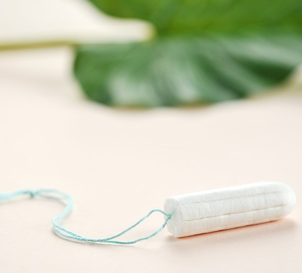 Organic cotton tampon string