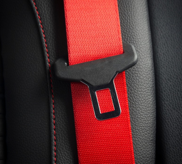 Car seat belt thread